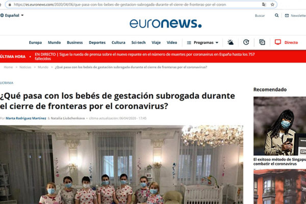 What happens to children born through surrogacy during the border closure due to coronavirus?